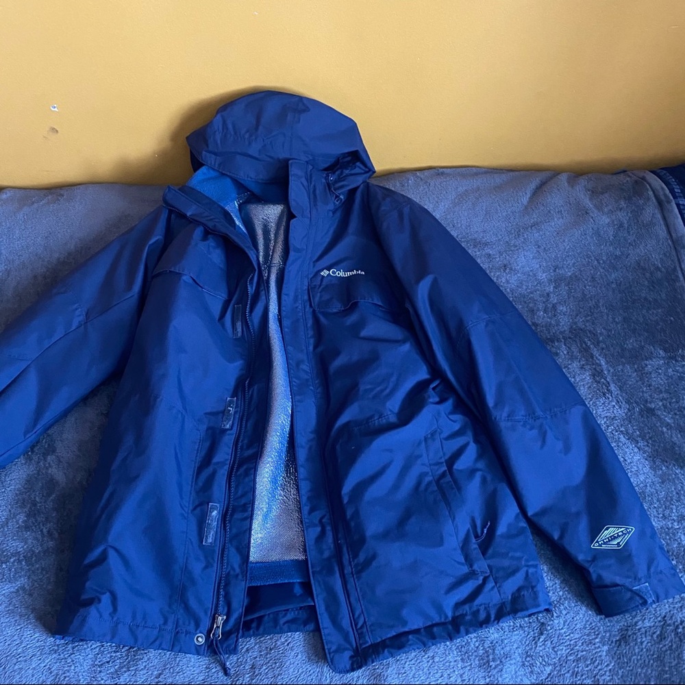 Mens Small Columbia Omni-Heat Interchange Jacket
